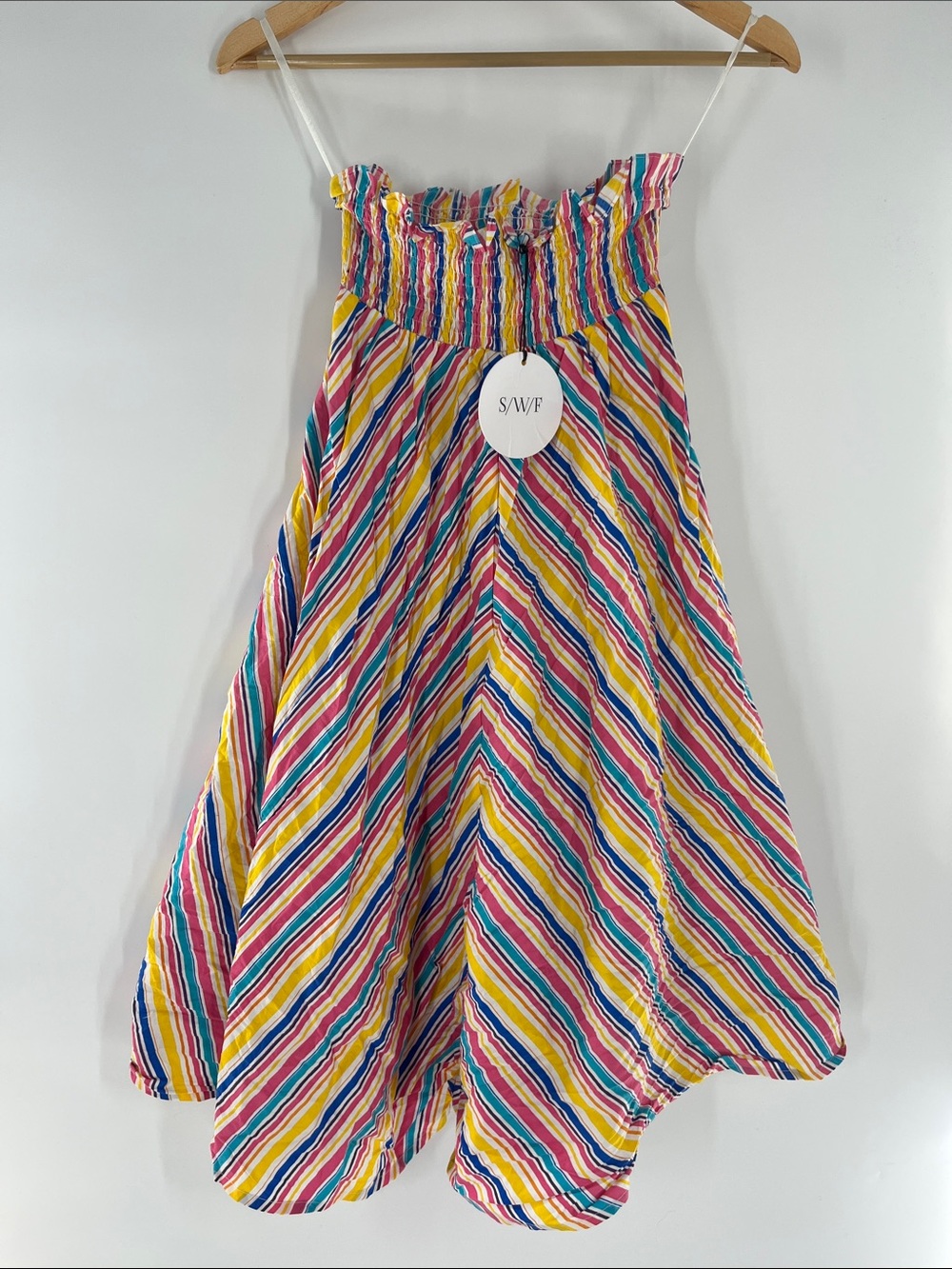 S/W/F Candy Multi Colored Trophy Maxi Skirt Size XS NWT
